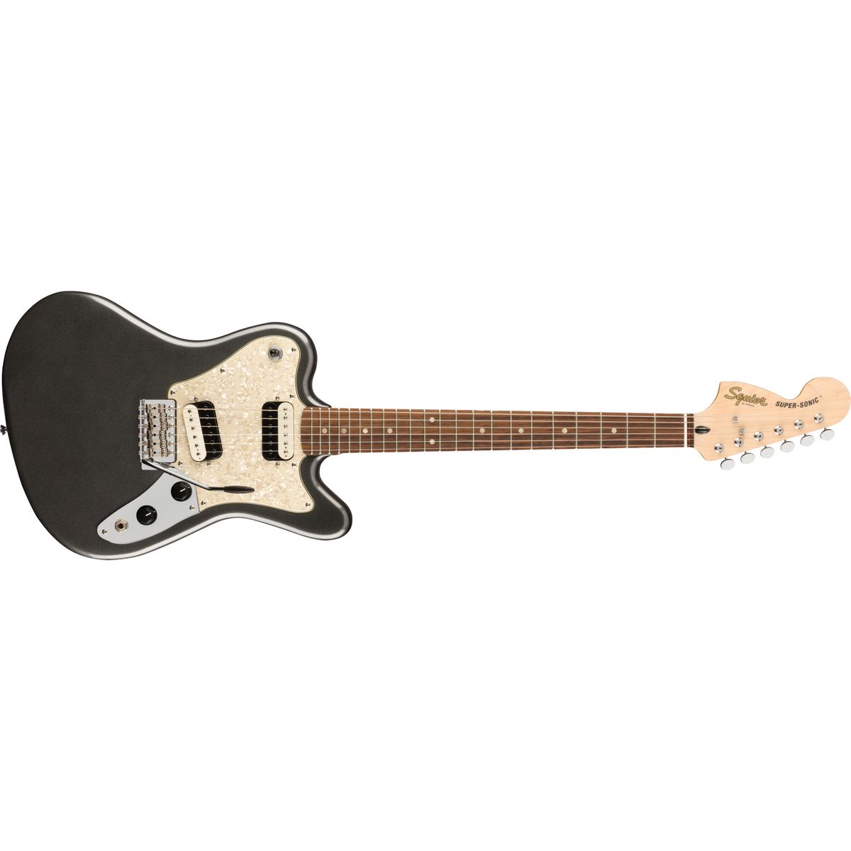 Fender Squier Paranormal Super-Sonic El-guitar (Graphite Metallic)