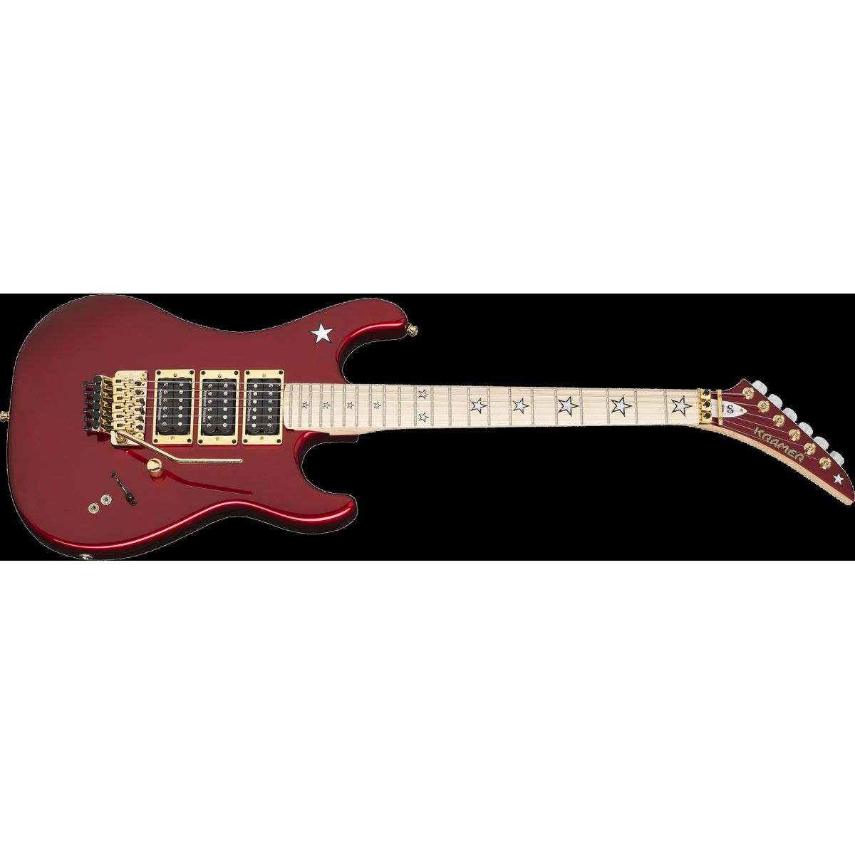 Kramer Jersey Star El-guitar (Candy Apple Red)