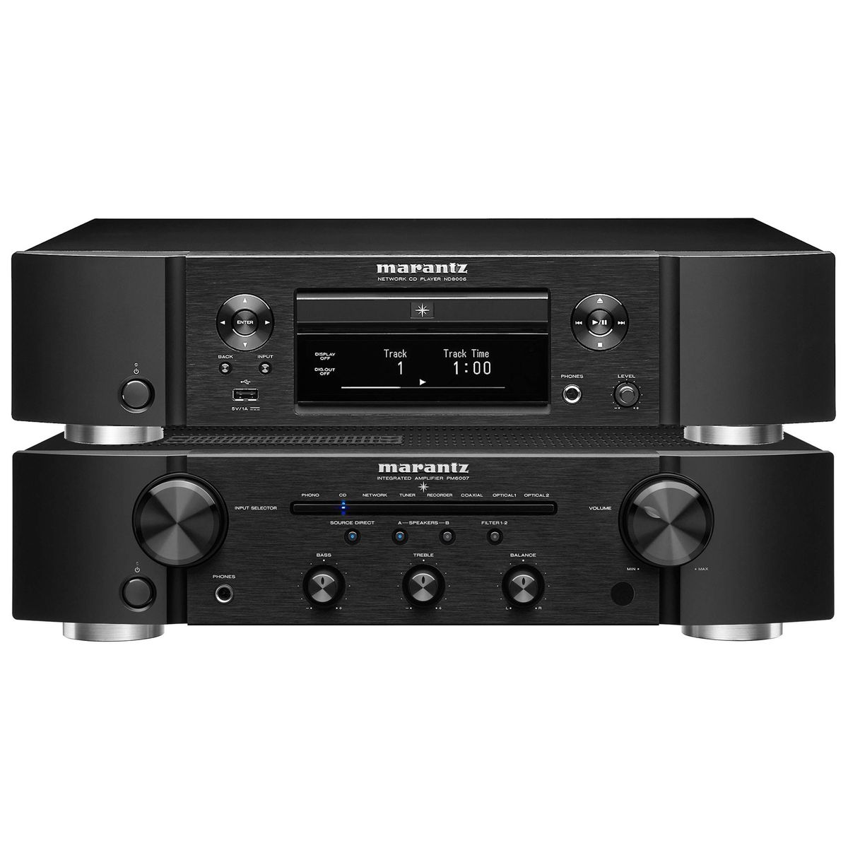 Marantz ND8006/PM6007 CD Afspiller (Sort)