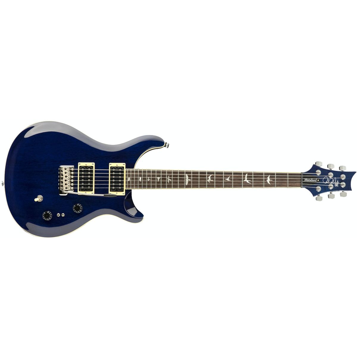 PRS SE Standard 24-08 El-guitar (Transparent Blue)