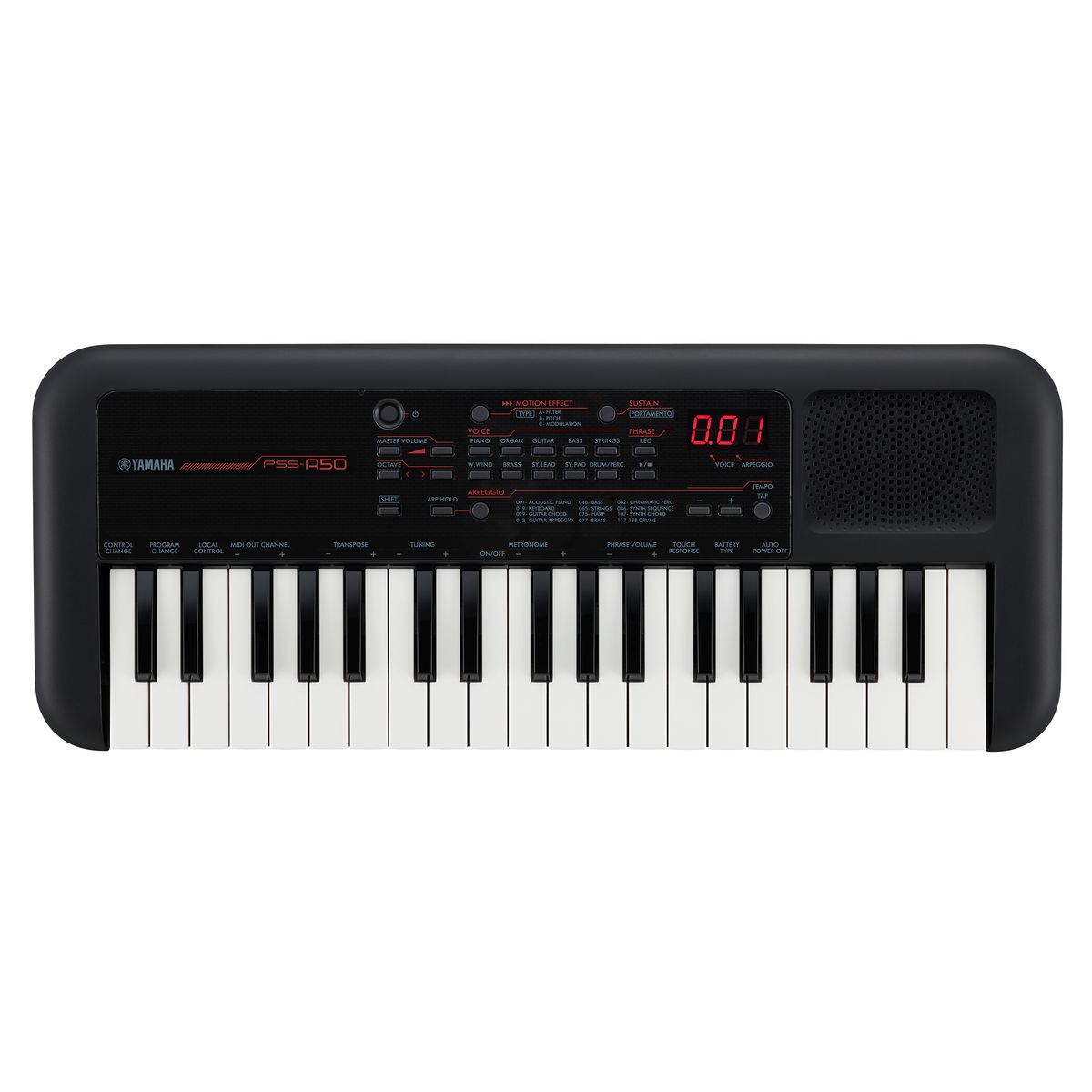 Yamaha PSS-A50 Keyboard (Sort)