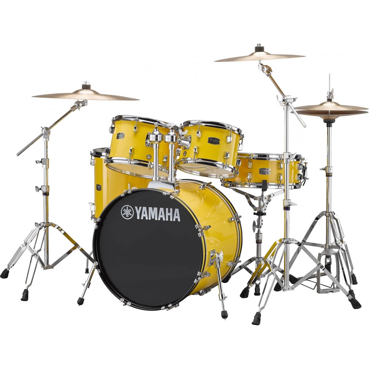 Yamaha Rydeen Studio Trommesæt - inkl. hardwarepakke og bækkener - Mellow Yellow