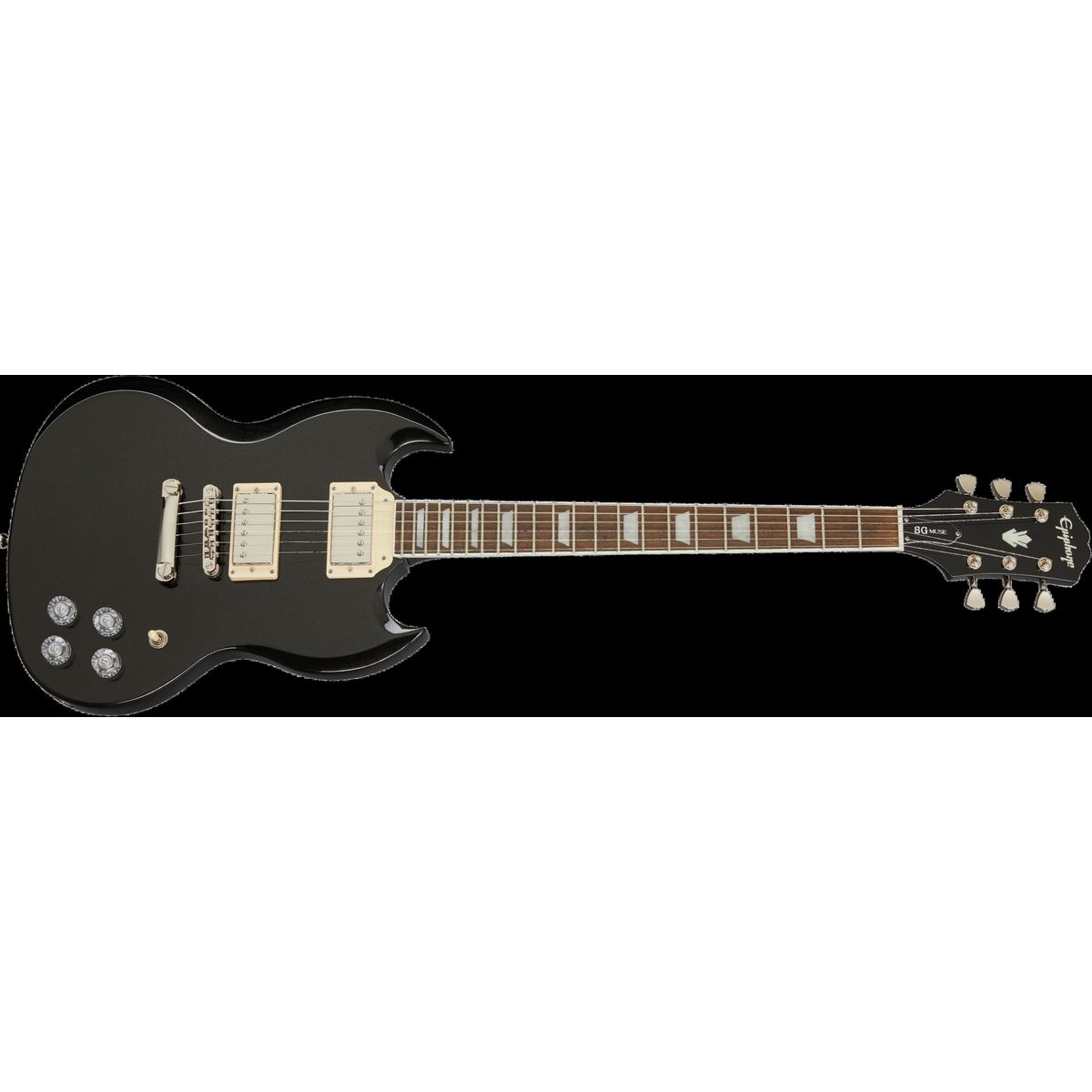 Epiphone SG Muse El-guitar (Jet Black Metallic)