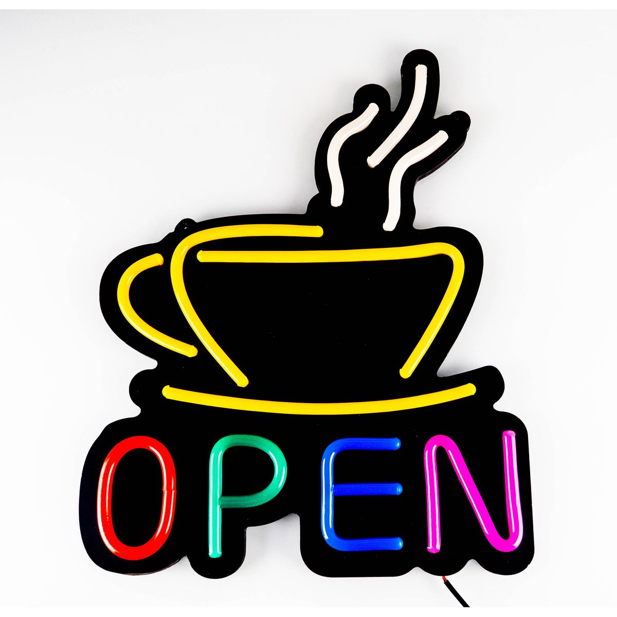 Neonskilt "Coffee Open"