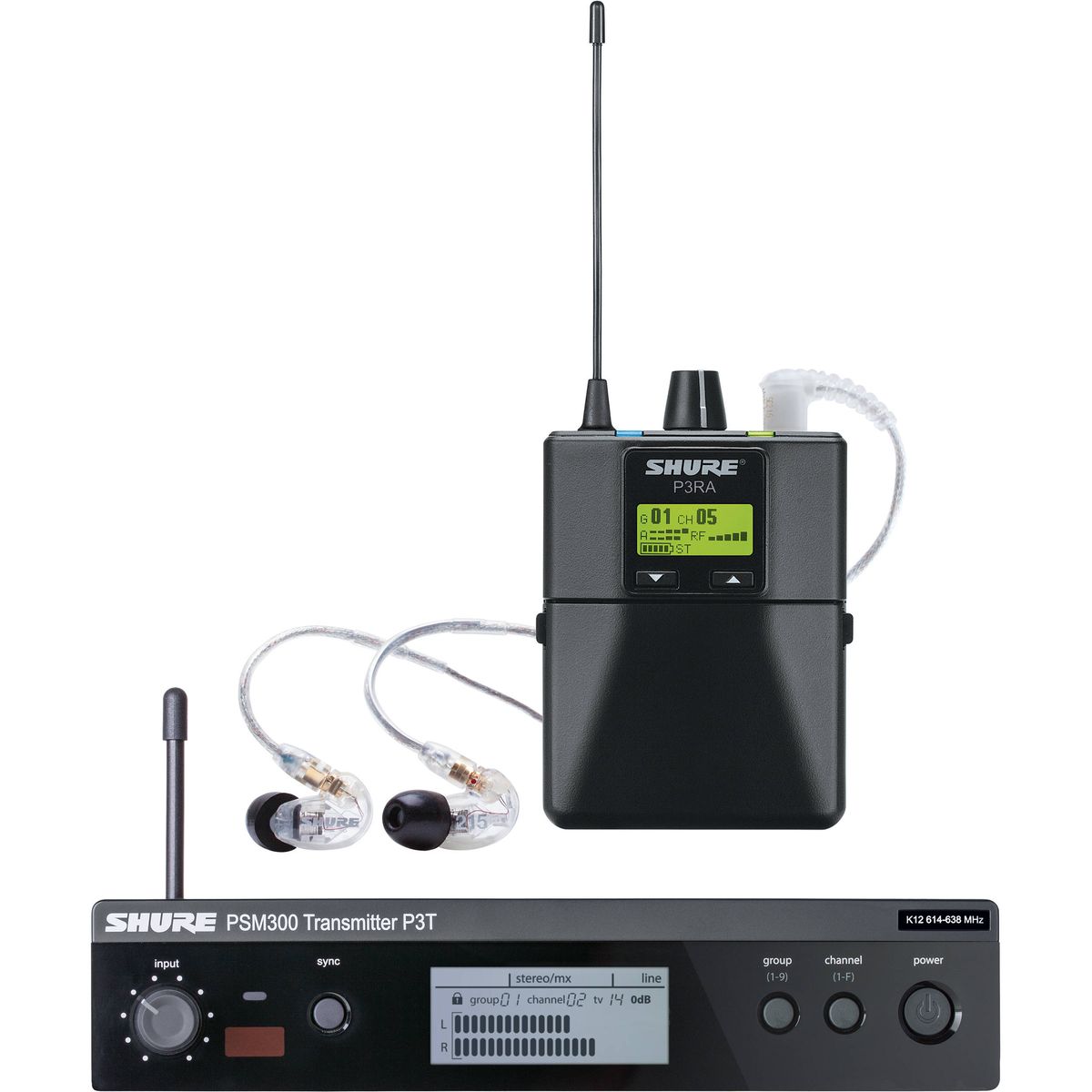 Shure PSM300 SE215 In-ear system (H20)