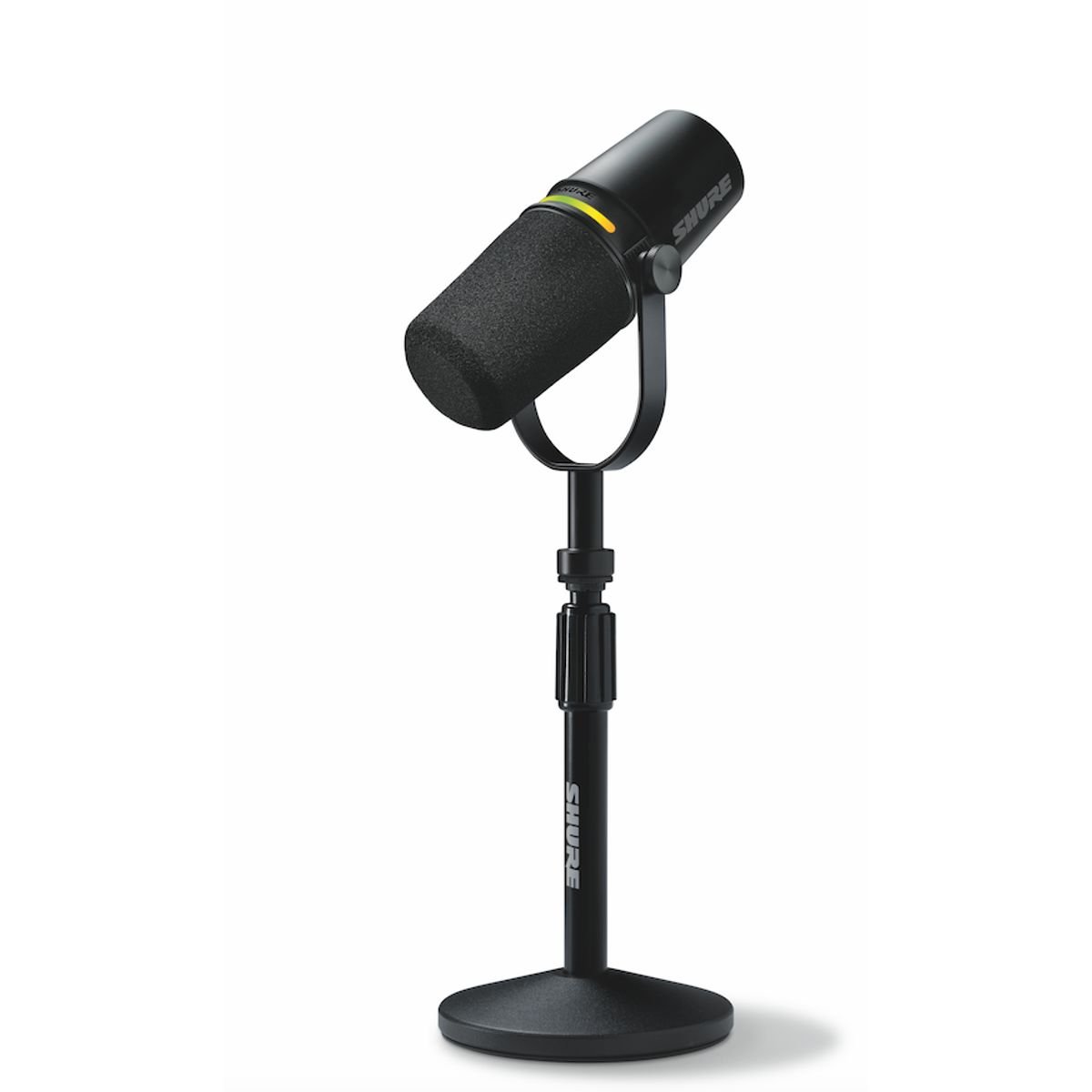 Shure MV7+ Podcast Mikrofon m. Stativ