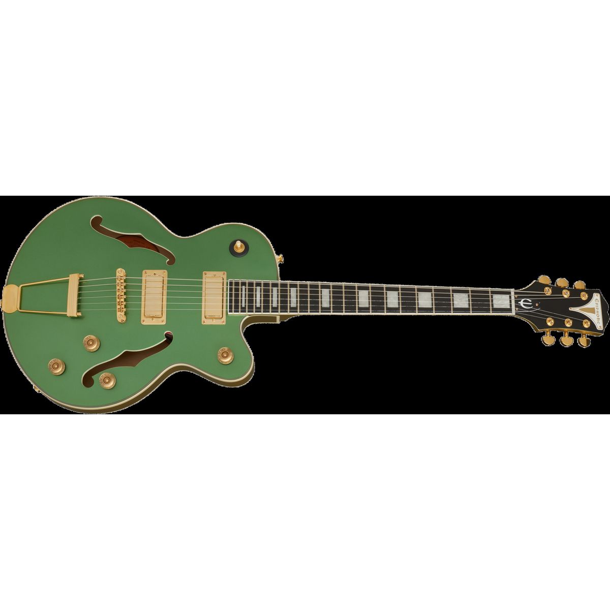 Epiphone Uptown Kat ES El-guitar (Emerald Green Metallic)