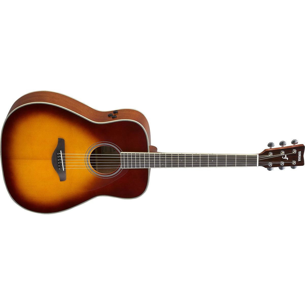 Yamaha FGC-TA TransAcoustic Western Guitar (Brown Sunburst)