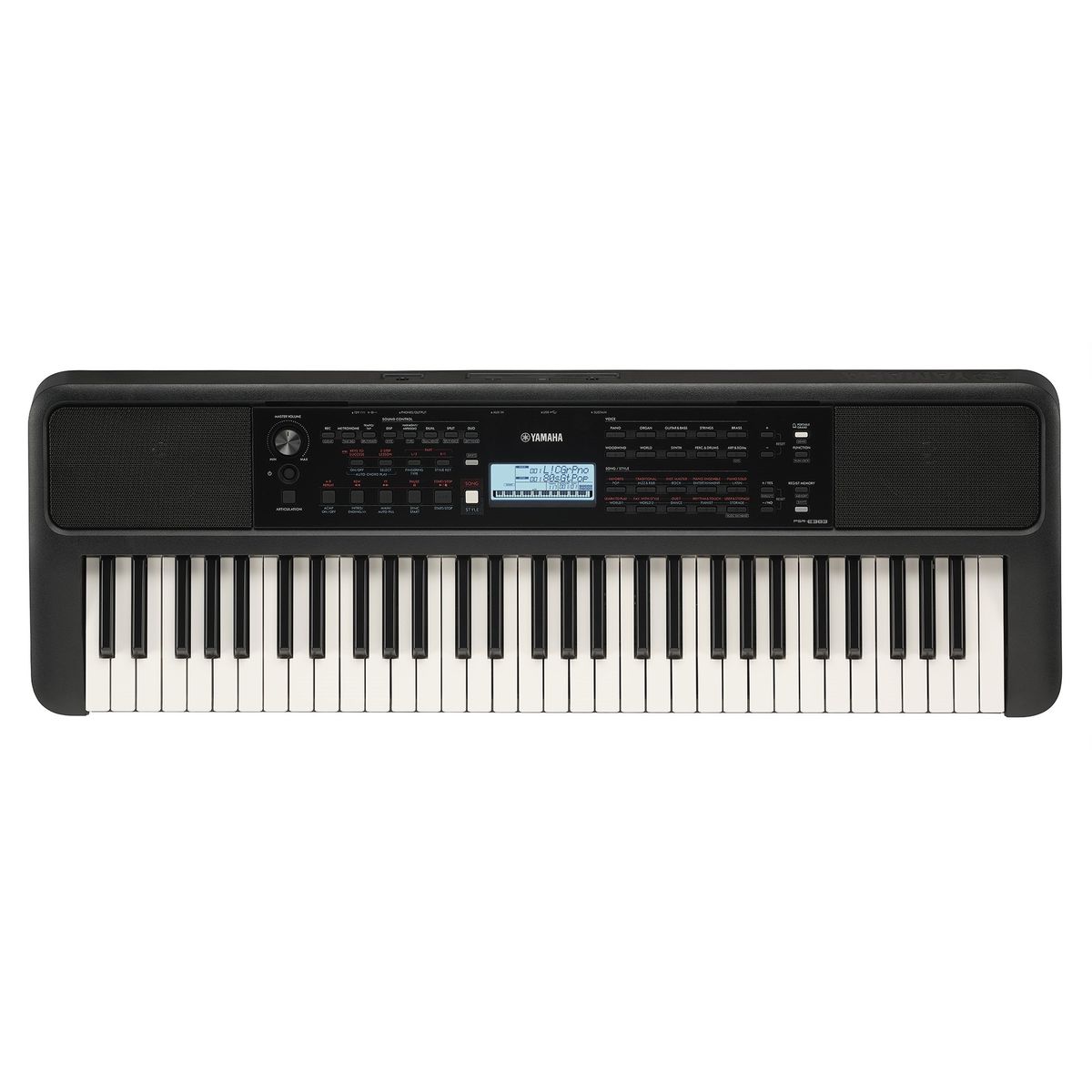 Yamaha PSR-E383 Keyboard (Sort)