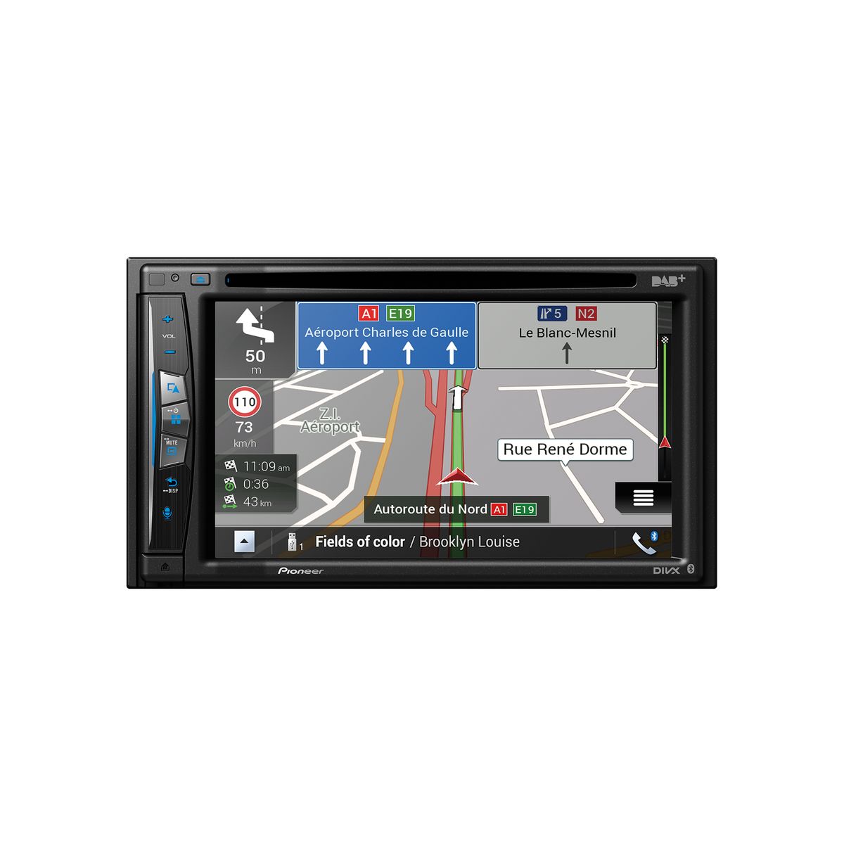 Pioneer AVIC-Z730DAB GPS Navigation, Trådløs CarPlay og Bluetooth