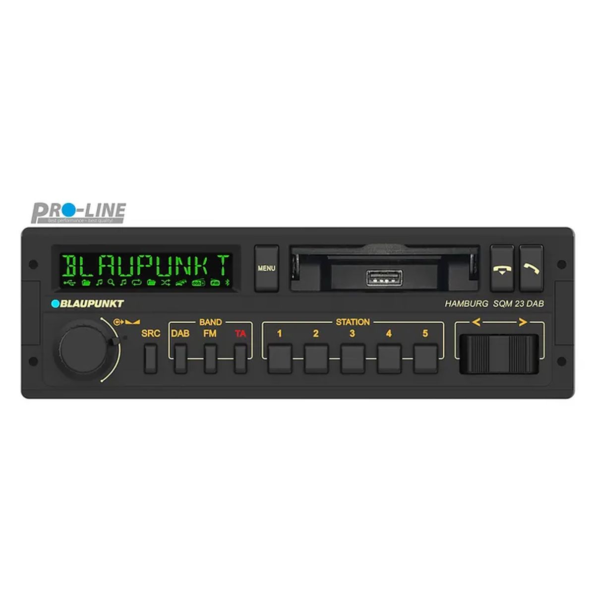 Blaupunkt Hamburg SQM 23 DAB Bilradio m. DAB+ og Bluetooth