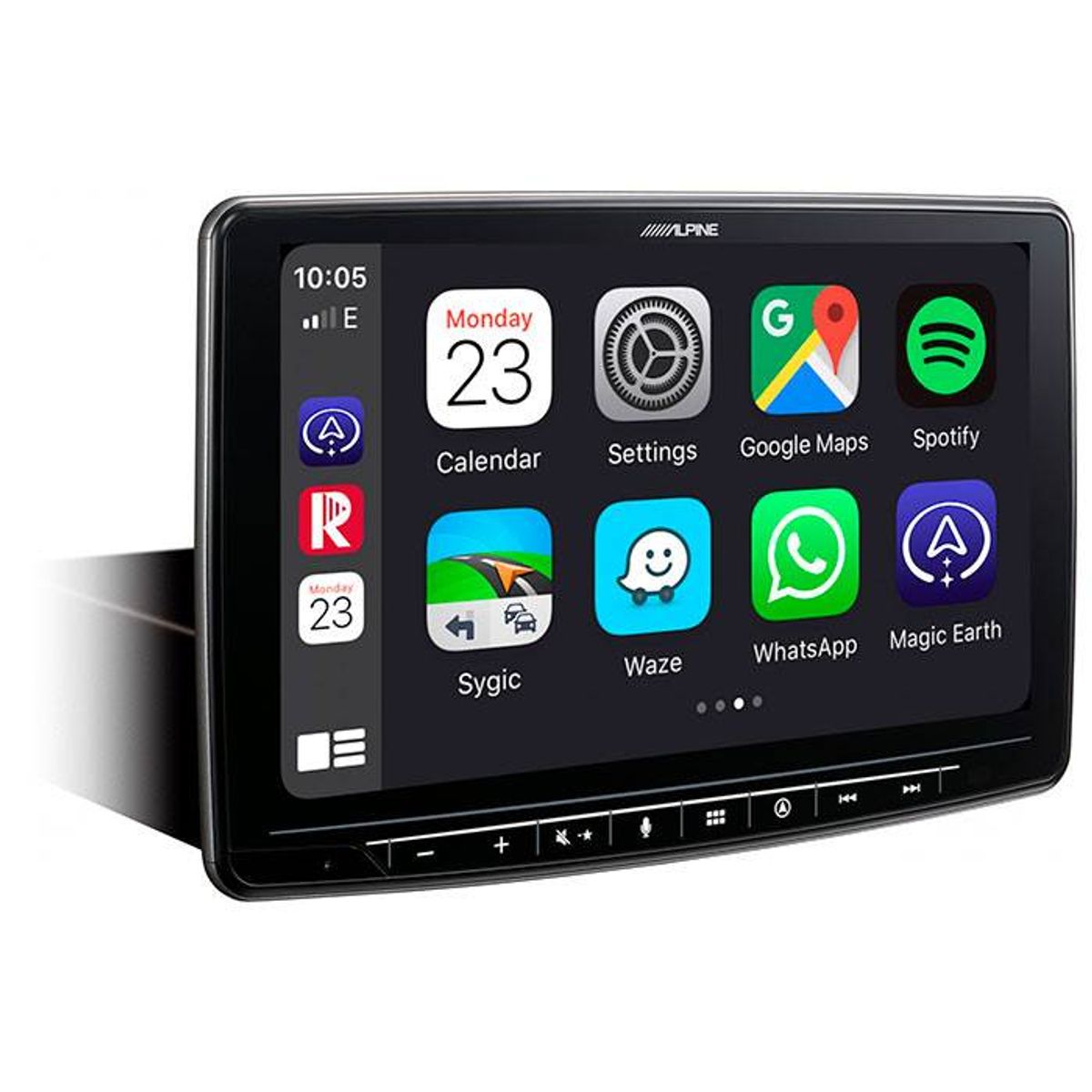 Alpine HALO9 INE-F904D Apple Carplay, Navigation, Android og Bluetooth