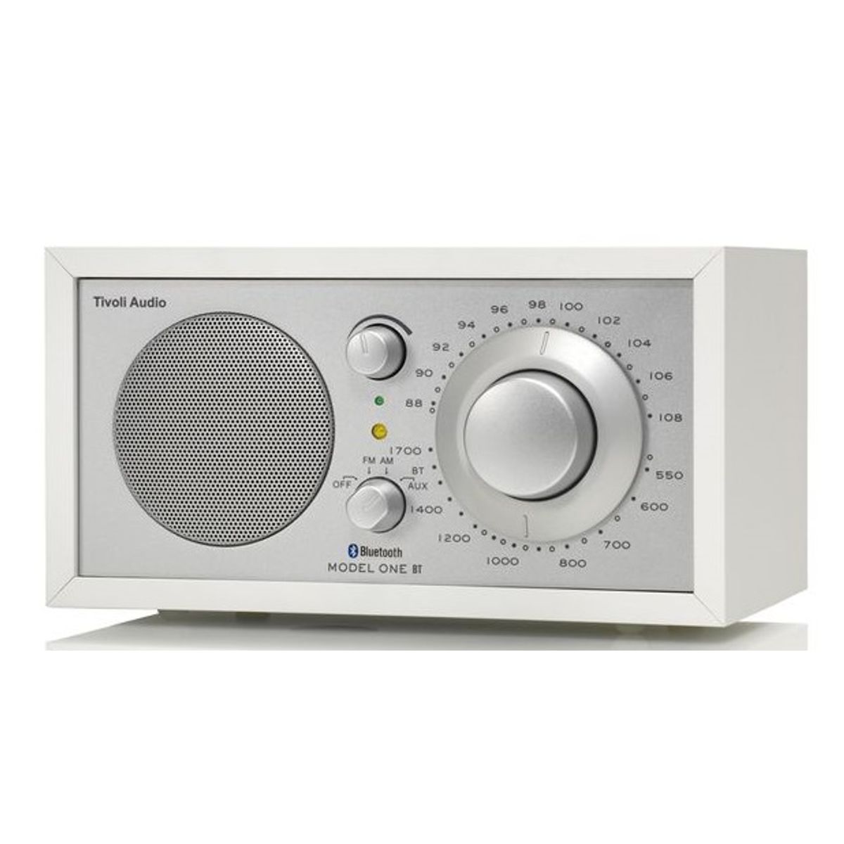 Tivoli Audio Model ONE BT Bluetooth Højtaler (Hvid, Sølv)