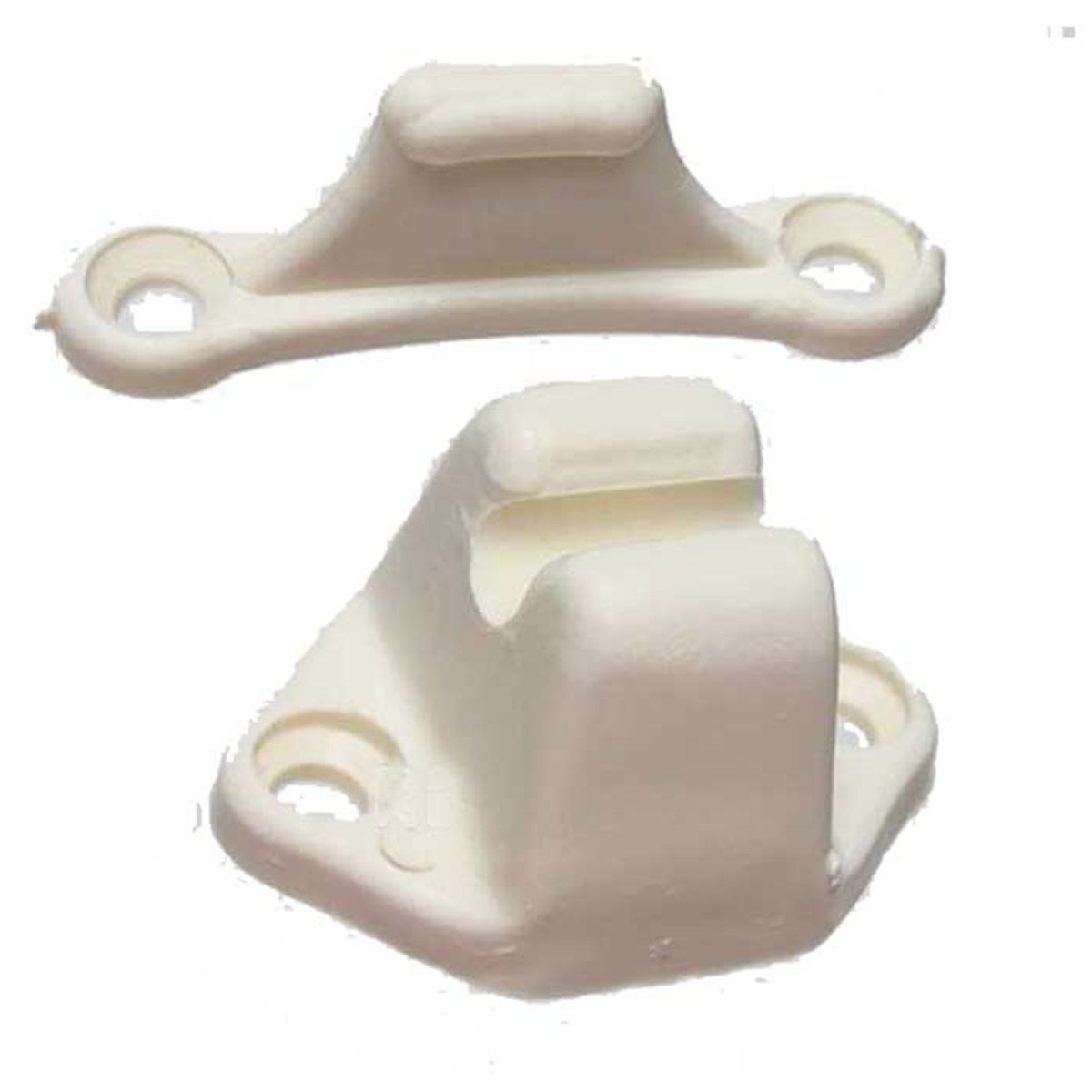 Dørholder plast (2 dele) Beige