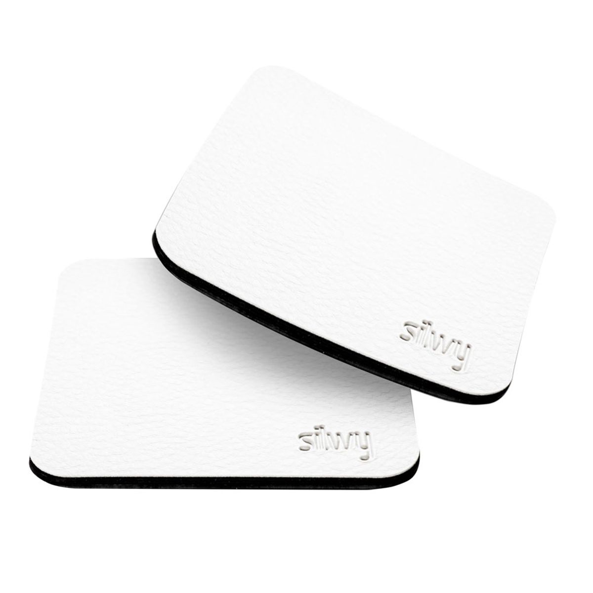 Silwy Metal-Nano-Gel-Pads Nano-Gel-Pads Square White - 2 stk.