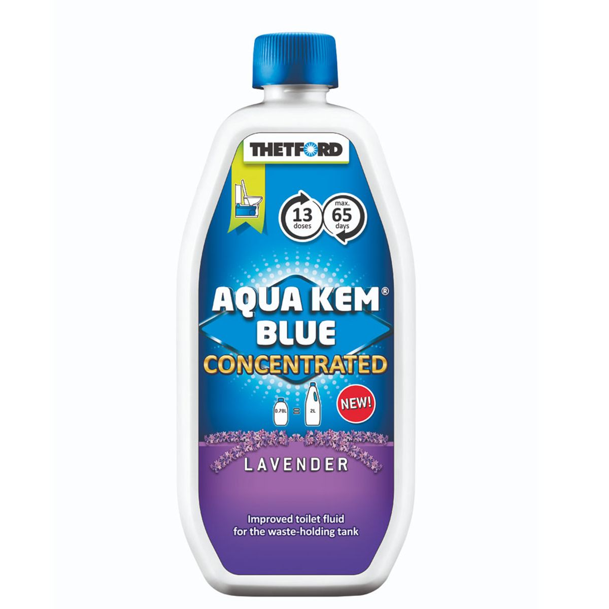 Thetford Aqua Kem Blue koncentreret (780 ml) Aqua Kem Blue Lavendel