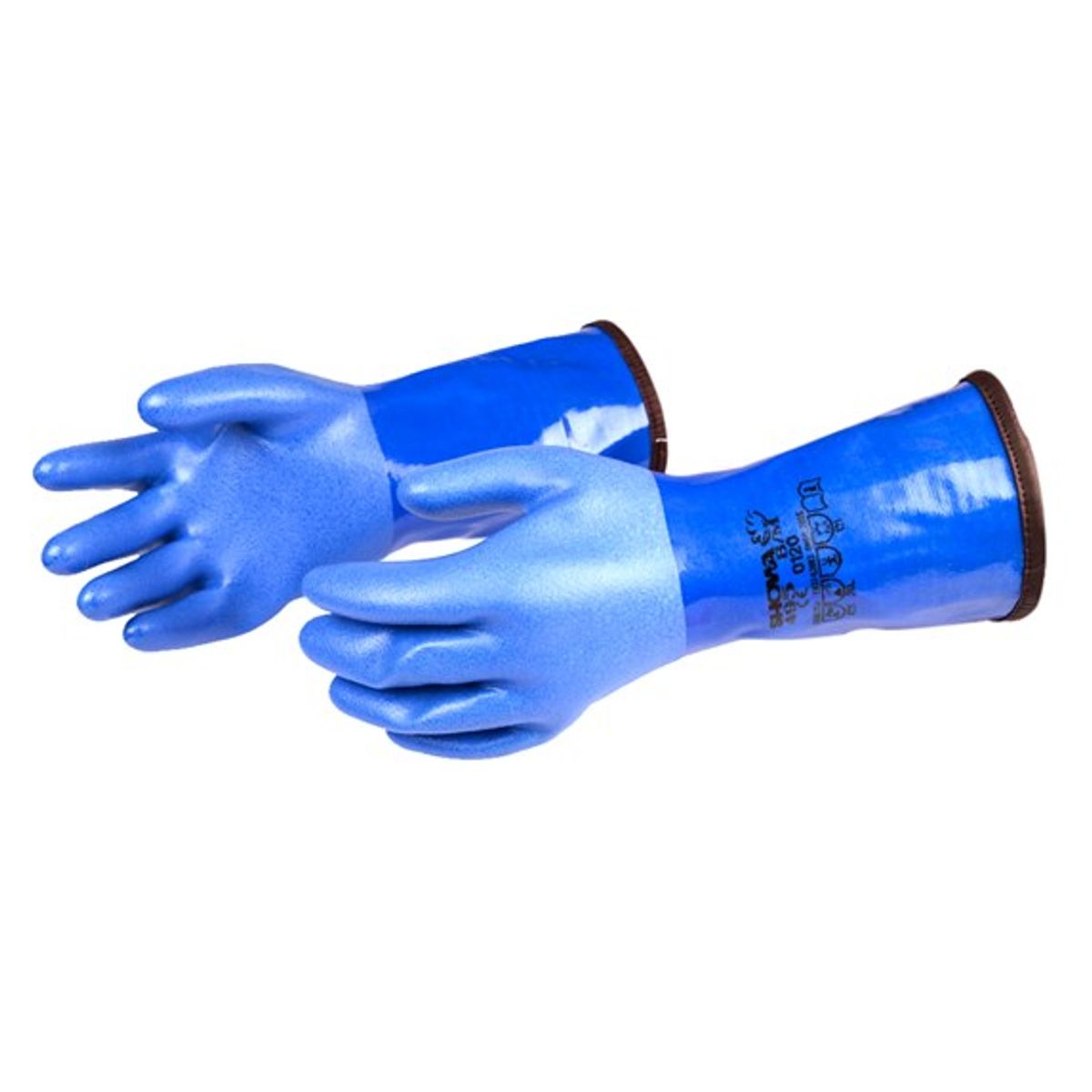 Blue PVC Glove Large