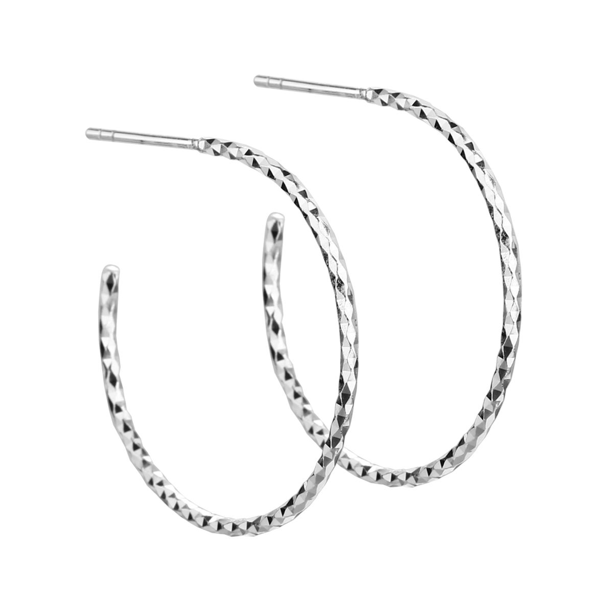 Hoops | DIAMOND CUT 25MM