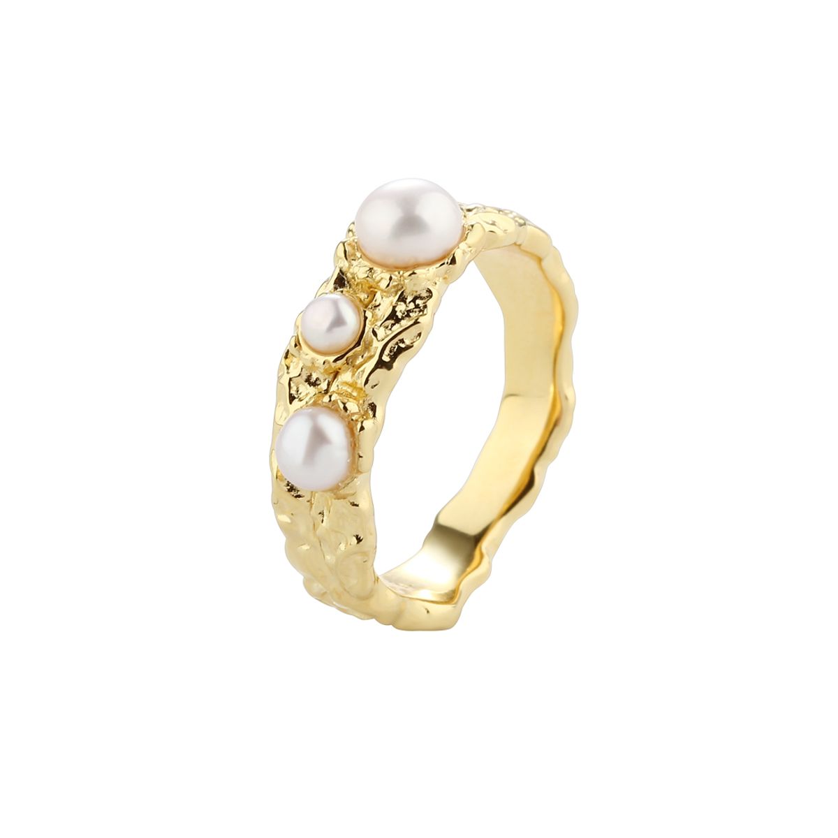 Ring | RUFFLE PEARL str 52