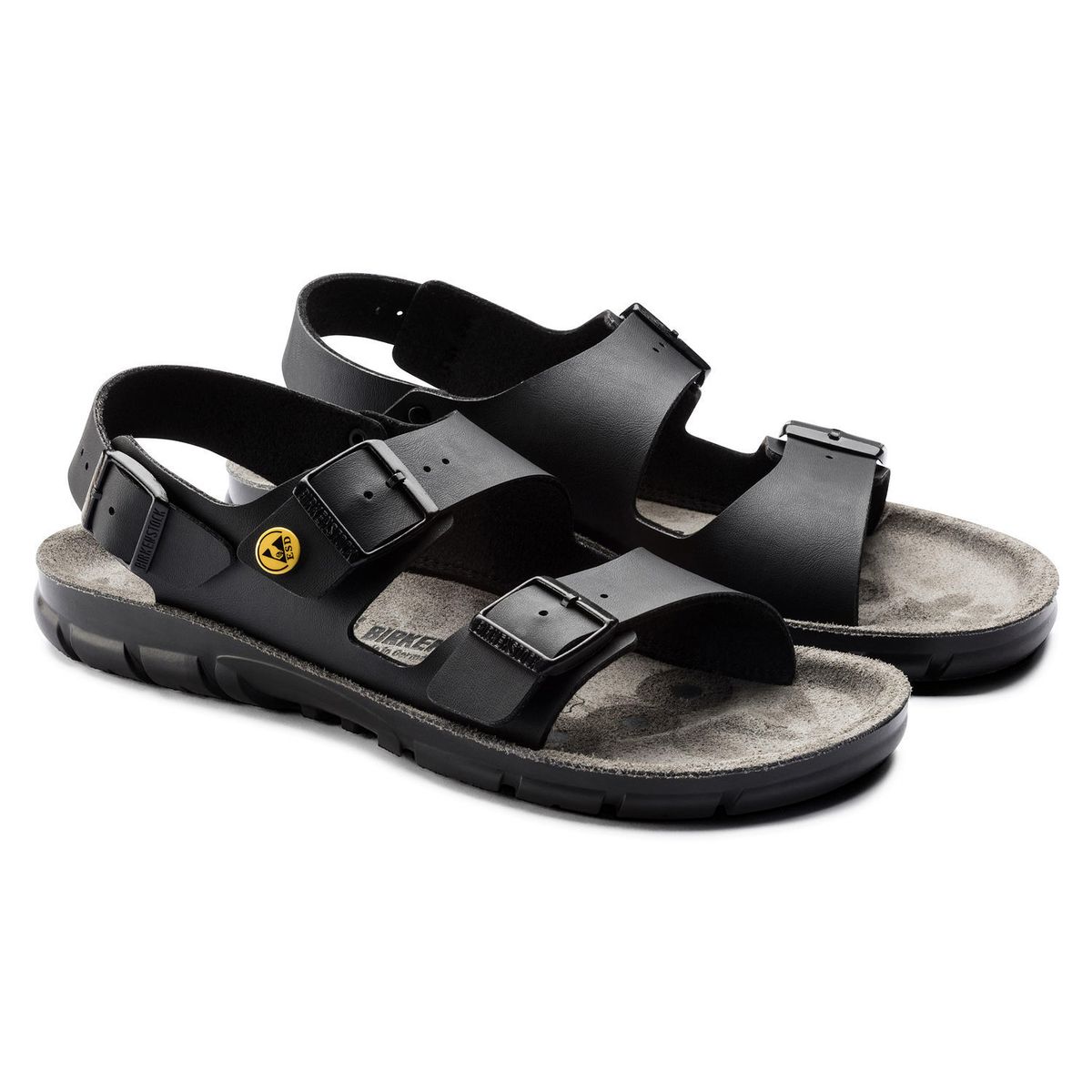 Sort Kano sandal fra Birkenstock, ESD godkendte såler - 39