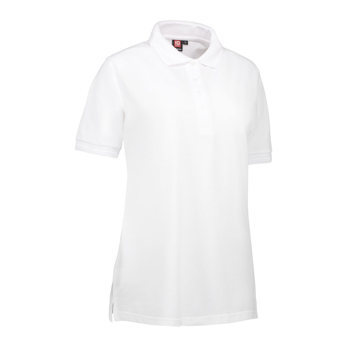 Slidstærk dame polo t-shirt i hvid - 2XL