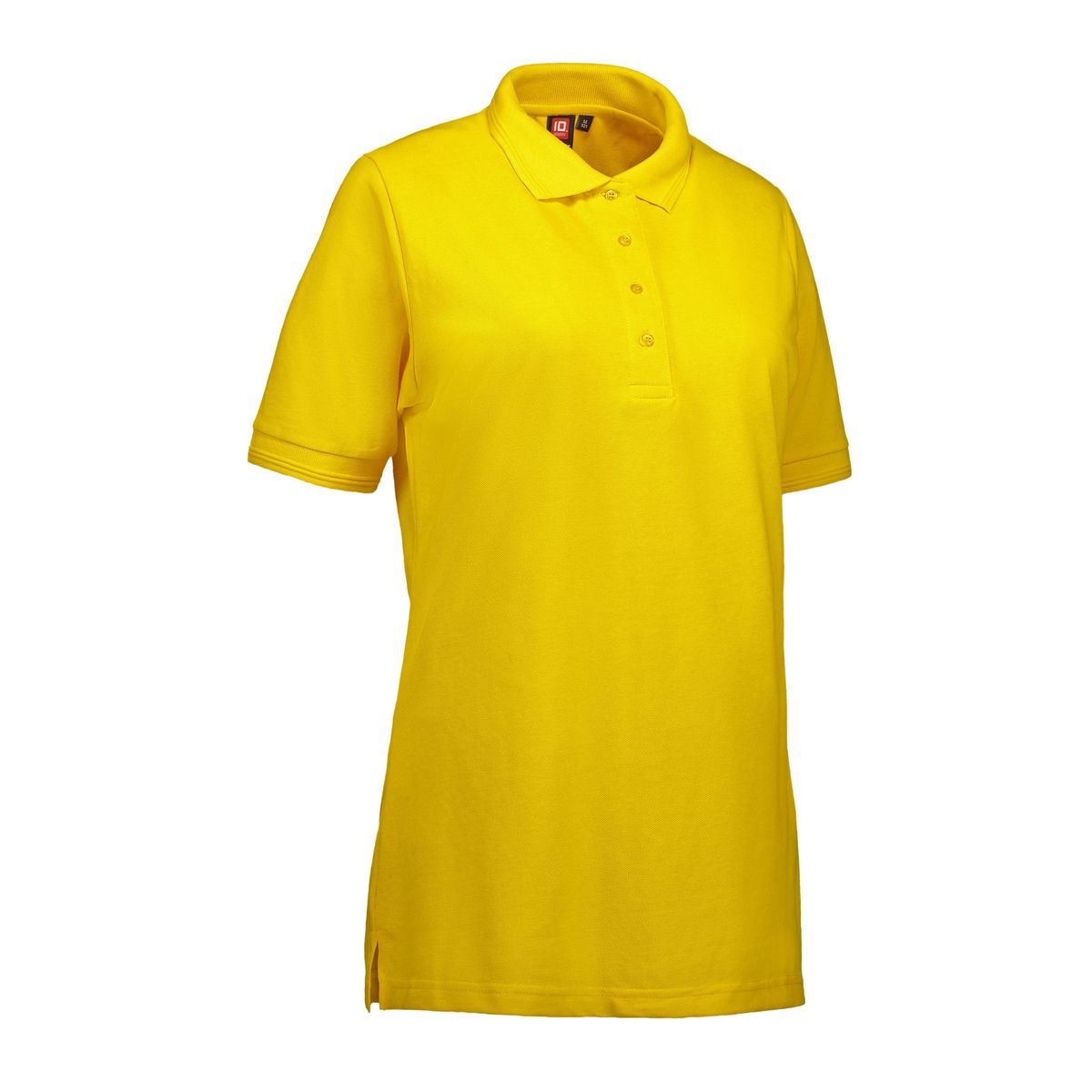 Slidstærk dame polo t-shirt i gul - XS