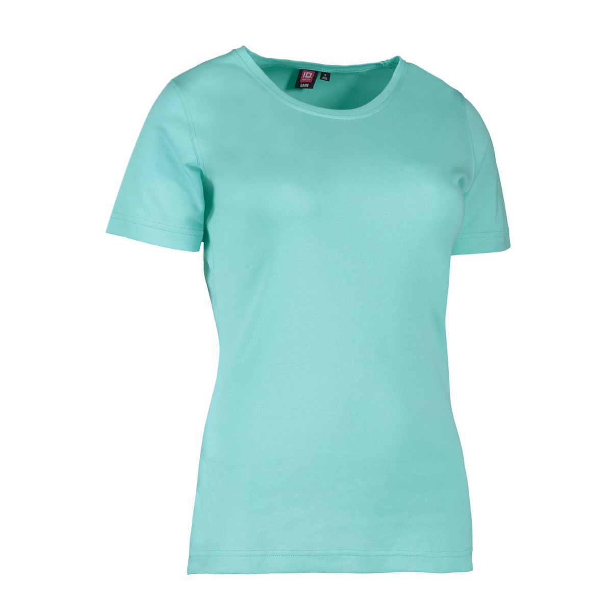 Mint farvet dame t-shirt med rund hals - 3XL