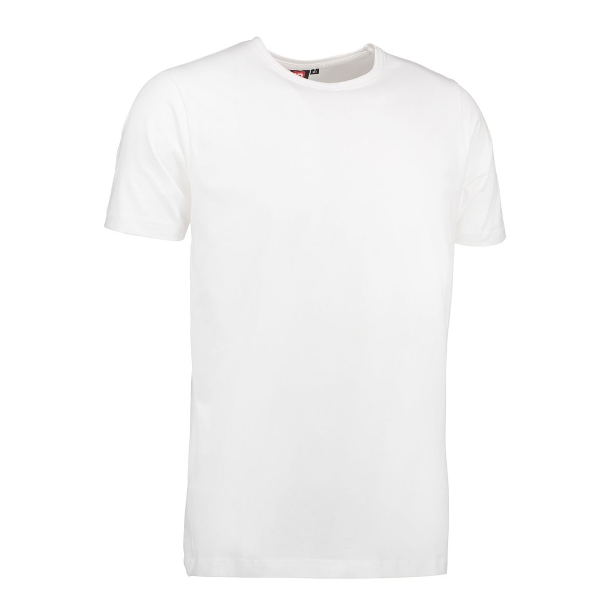 Stretch t-shirt til mænd i hvid - 2XL