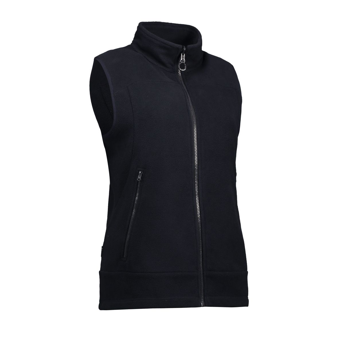 Blød dame fleece vest i navy - M