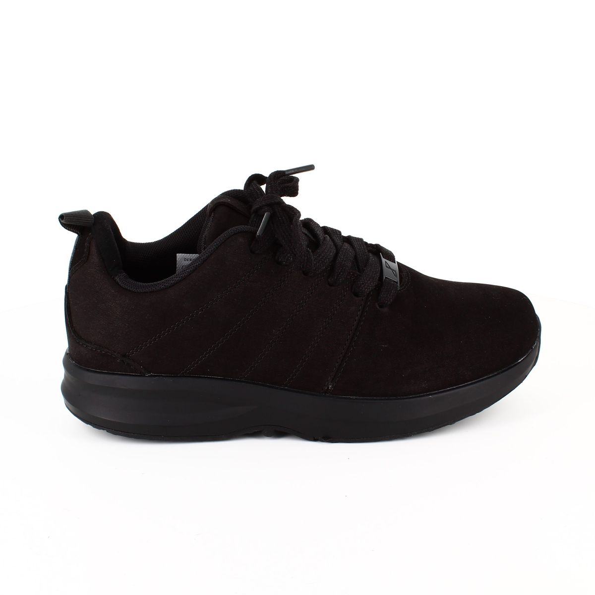 Sorte Gaitline sneakers i nubuch skind - 38