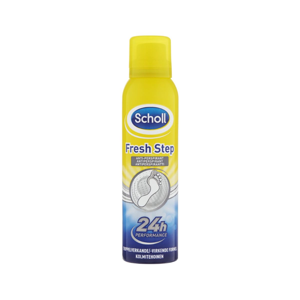 Antiperspirant spray mod fodsved fra Scholl