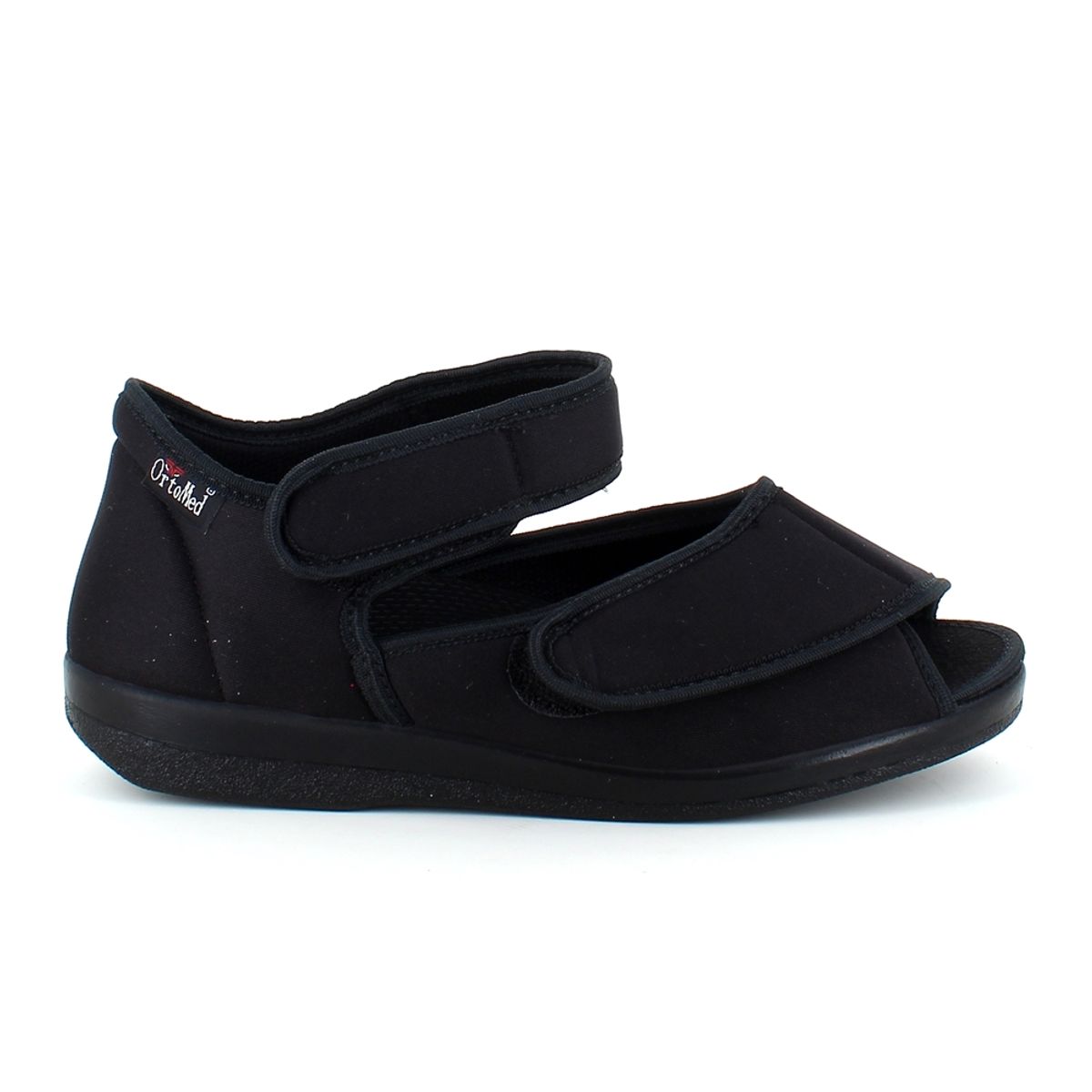 Sandal fra OrtoMed med velcro og åben tå - 40