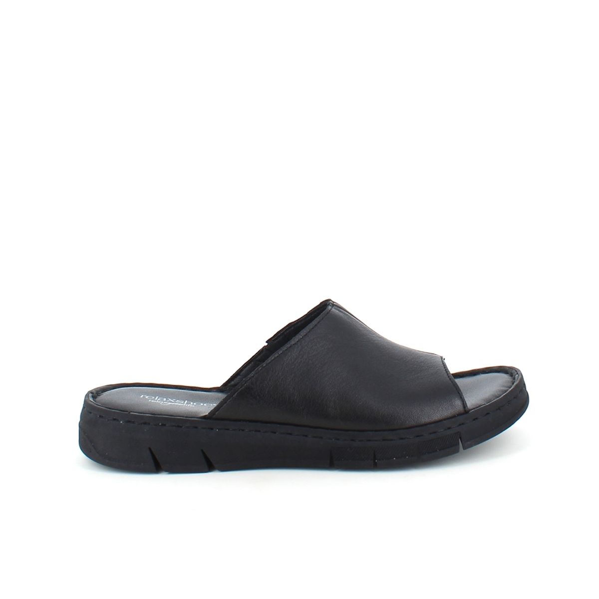 Elegant sort slip in i skind fra Relaxshoe - 39