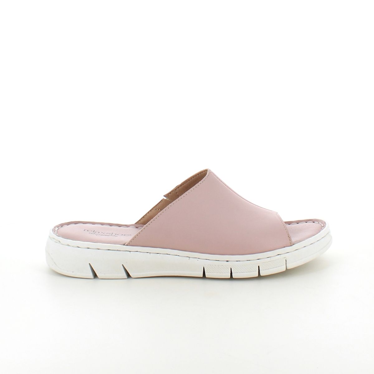 Elegant rosa slip in i skind fra Relaxshoe - 40