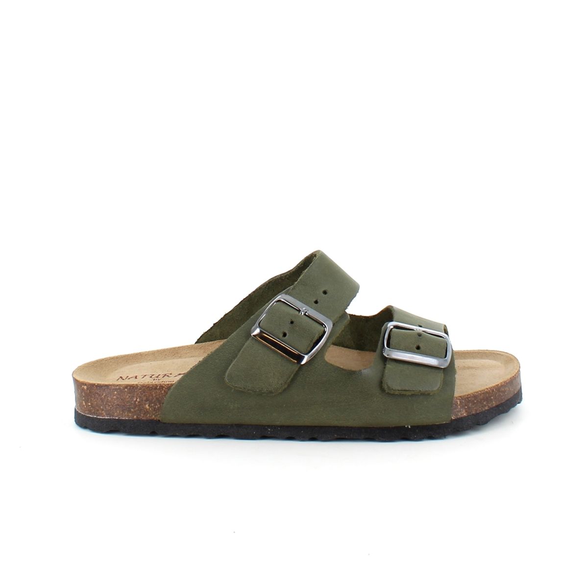 Bred biosandal fra Relaxshoe i grøn - 39