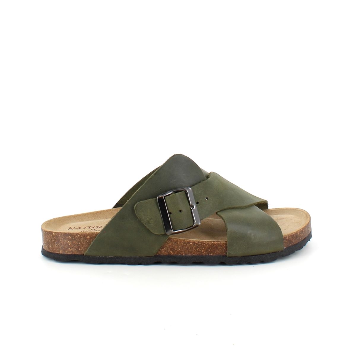 Grøn biosandal fra Relaxshoe med bredde - 38