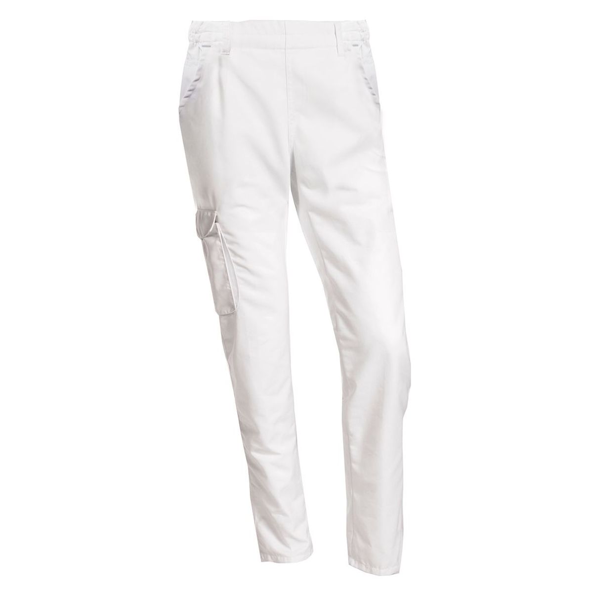 Nybo Hvide Unisex Perfect Fit Pull-on Chinos, Elastik, Komfort - M