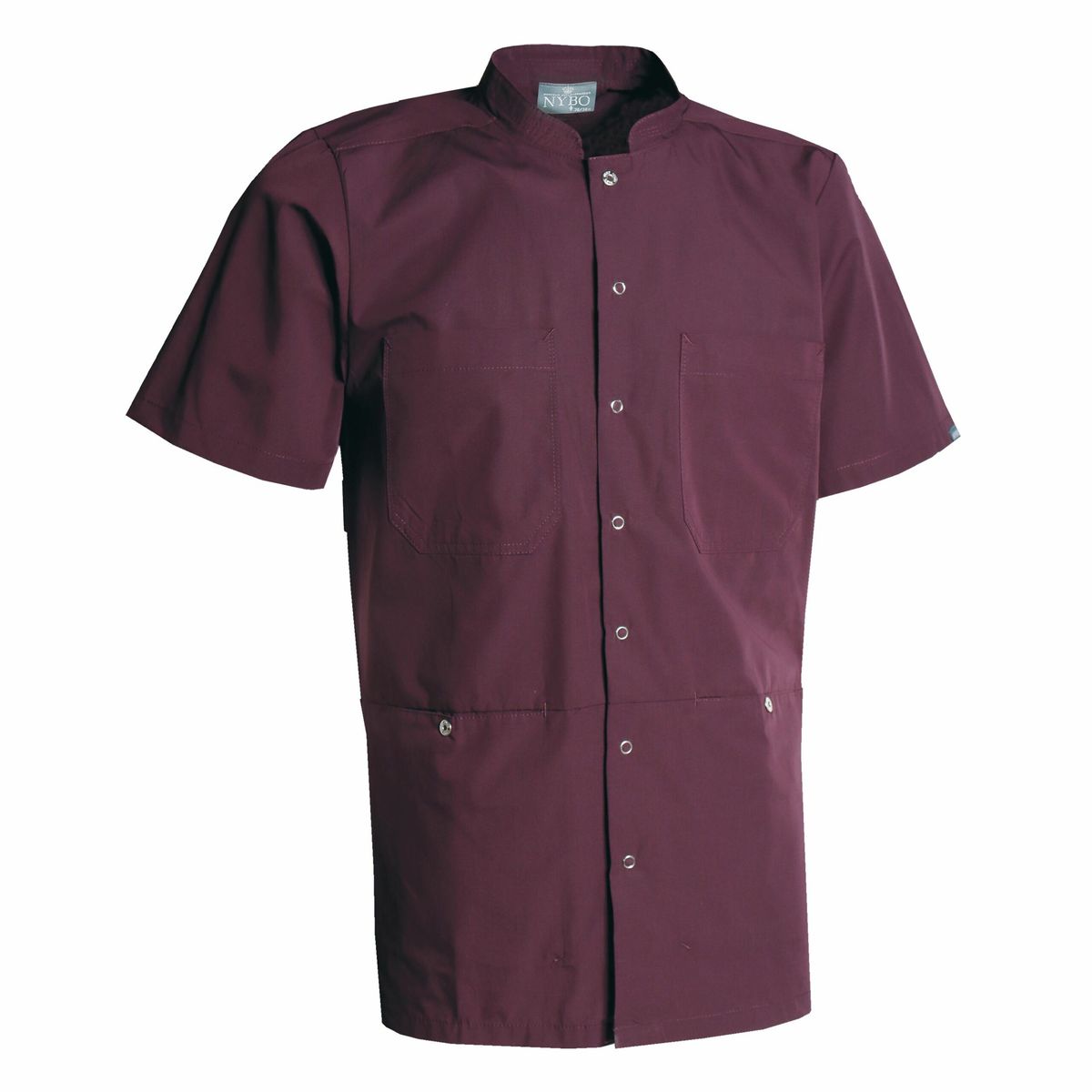 Nybo Bordeaux Unisex Nature Skjorte, Slidstærk, Regulérbar I Ryggen - 4XL