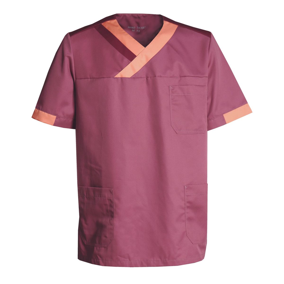 Nybo Lys Bordeaux/Orange/Bordeaux Unisex Nova Premium Busseronne, Komfort, Bevægelighed, Smarte Lommer - XS