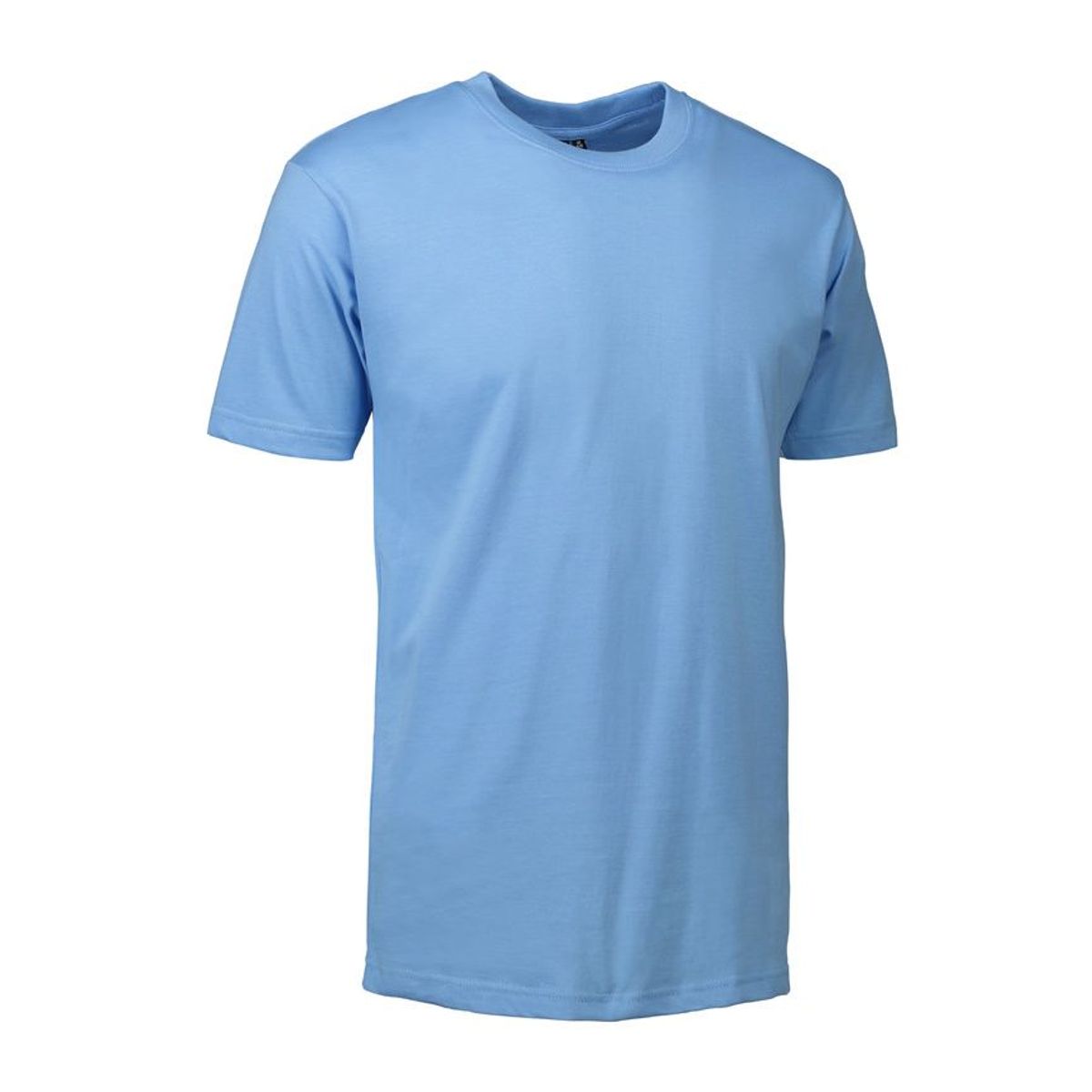 Nybo Lyseblå Herre Basic T-shirt, Holder Faconen, Slidstærk - 4XL