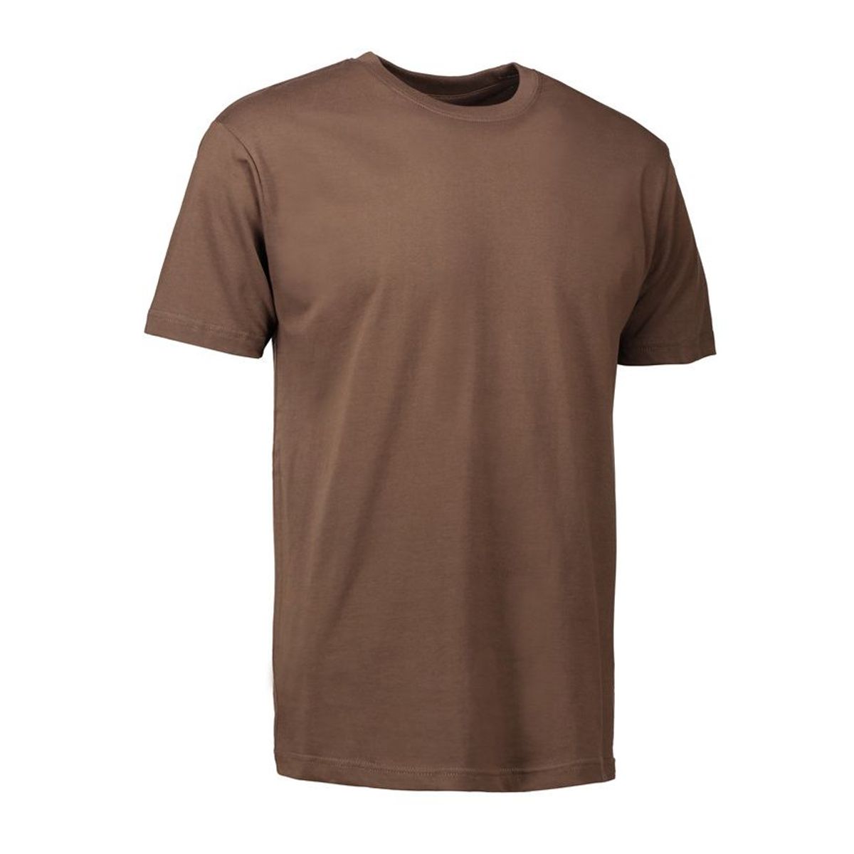 Nybo Mokka Herre Basic T-shirt, Klassisk Model, Holder Faconen - XL