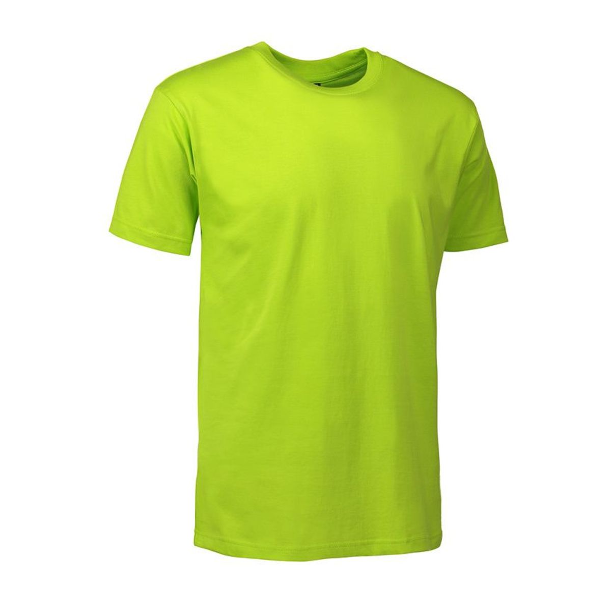 Nybo Lime Herre Basic T-shirt, Klassisk Model, Holder Faconen - 4XL