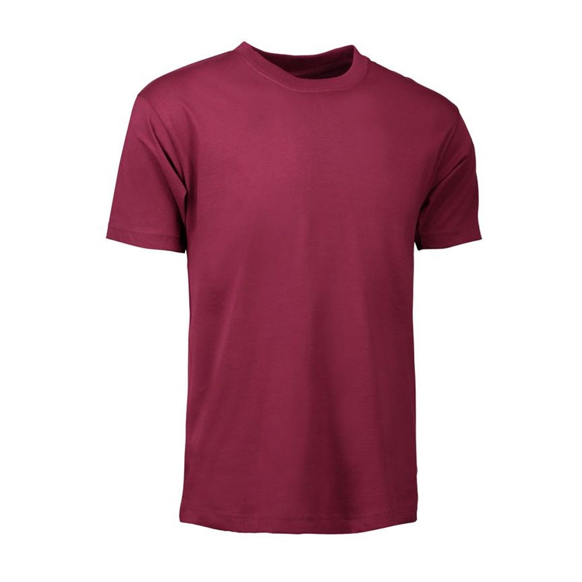 Nybo Bordeaux Herre Basic T-Shirt, Klassisk Model, Holder Faconen - 3XL