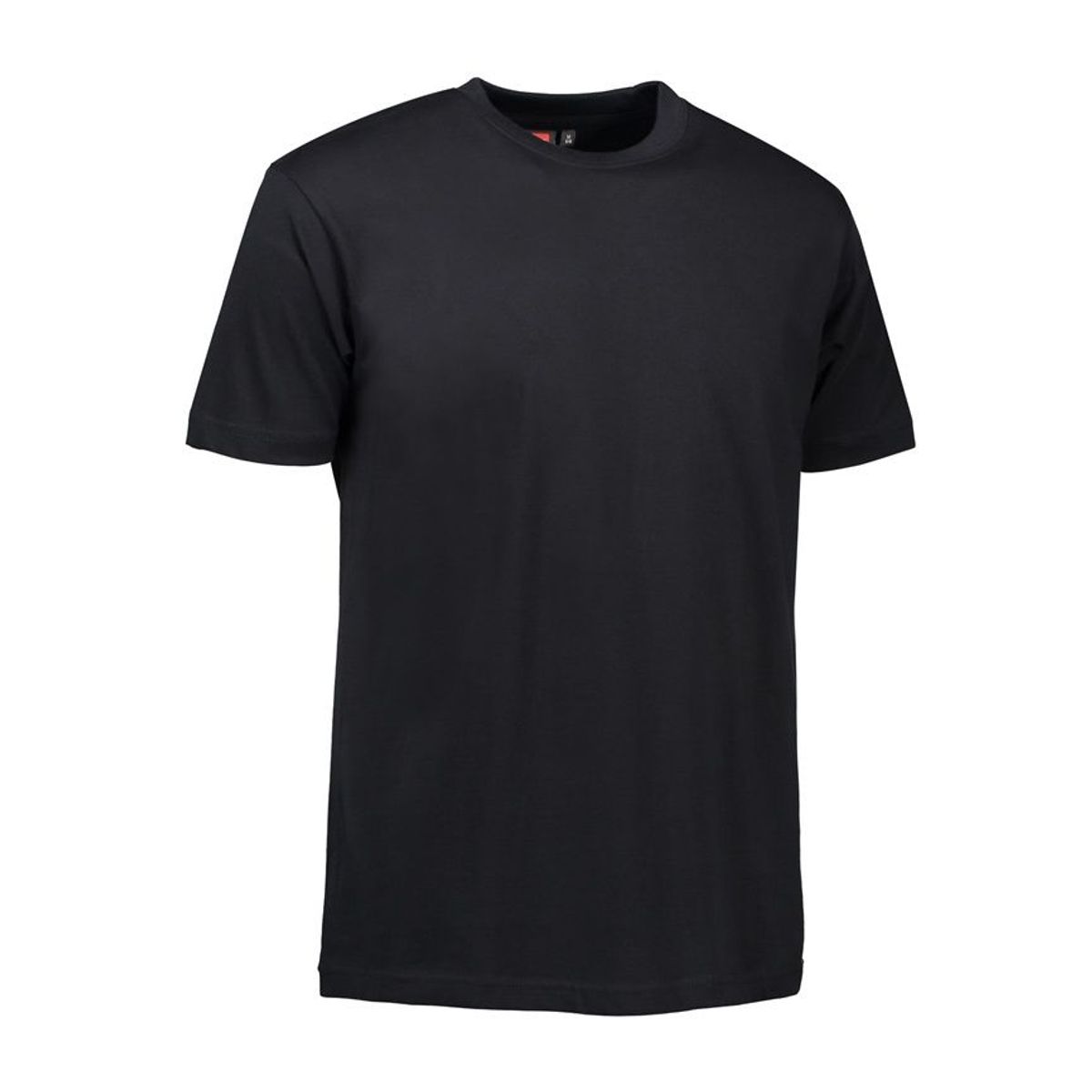 Nybo Sort Herre Basic T-shirt, Klassisk Model, Slidstærk Facon - L