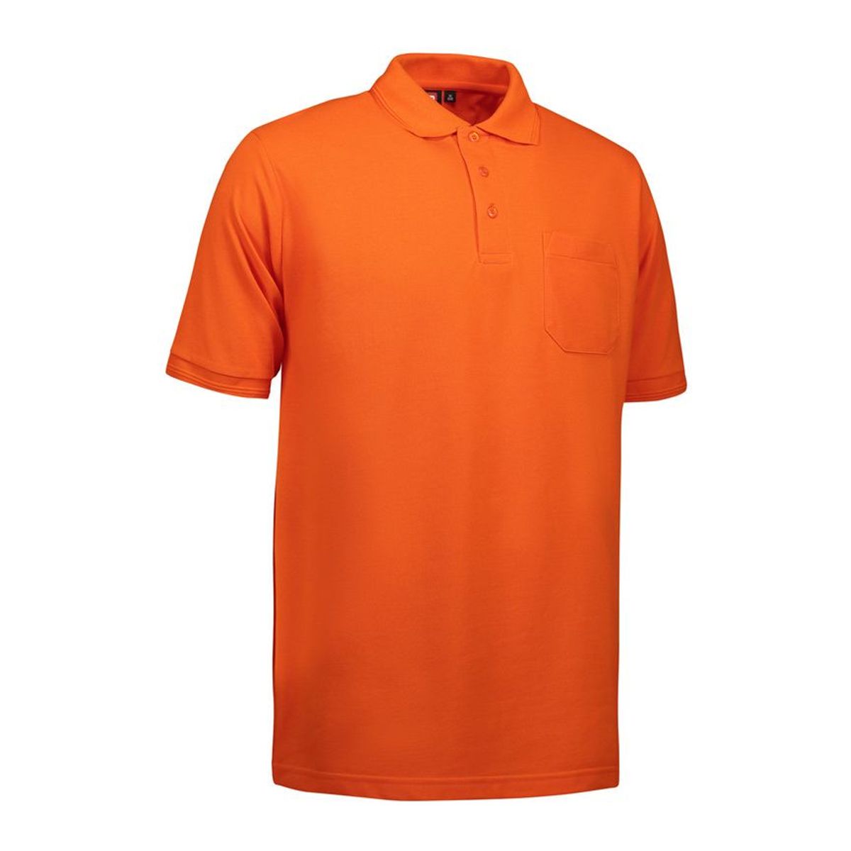 Nybo Orange Herre Prowear Polo Shirt, Slidstærk, Brystlomme - 6XL