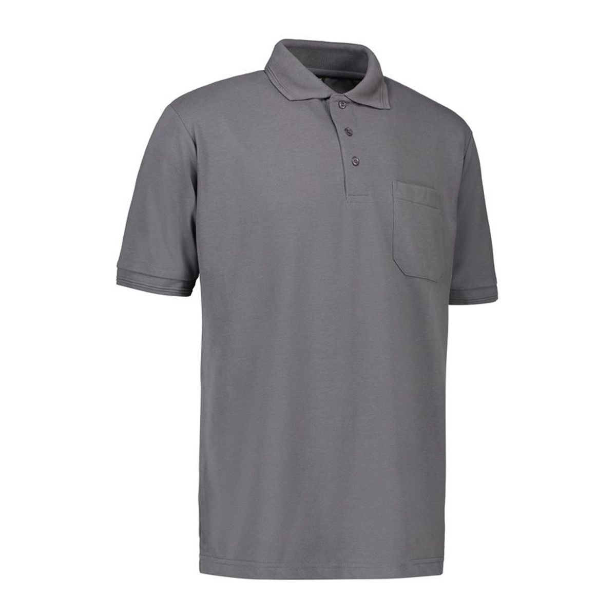 Nybo Sølvgrå Herre Prowear Poloshirt, Slidstærk, Brystlomme - 2XL