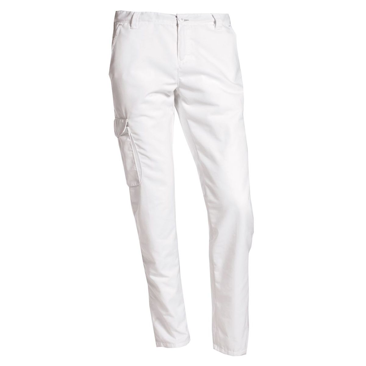 Nybo Hvide Herre Perfect Fit Chinos, Justerbar Talje, God Pasform - 108 (60)